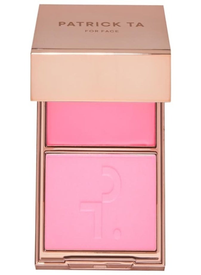 باتريك تا ماجور يتصدر عناوين الأخبار: ثنائي أحمر الخدود الكريمي والبودرة "دبل تيك" 10 غرام، الكمية المناسبة - Image 1